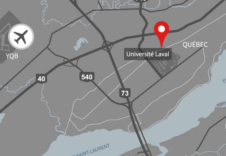L'université Laval dans la ville de Québec